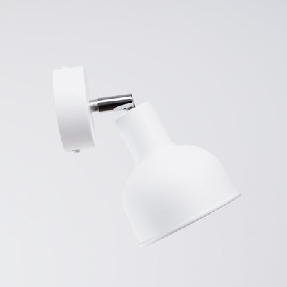 Applique Murale Cloche Réglable Elba Blanc en Acier