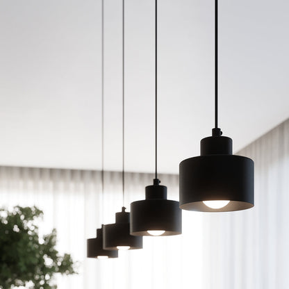 Applique Murale Cloche Design Acier Noir