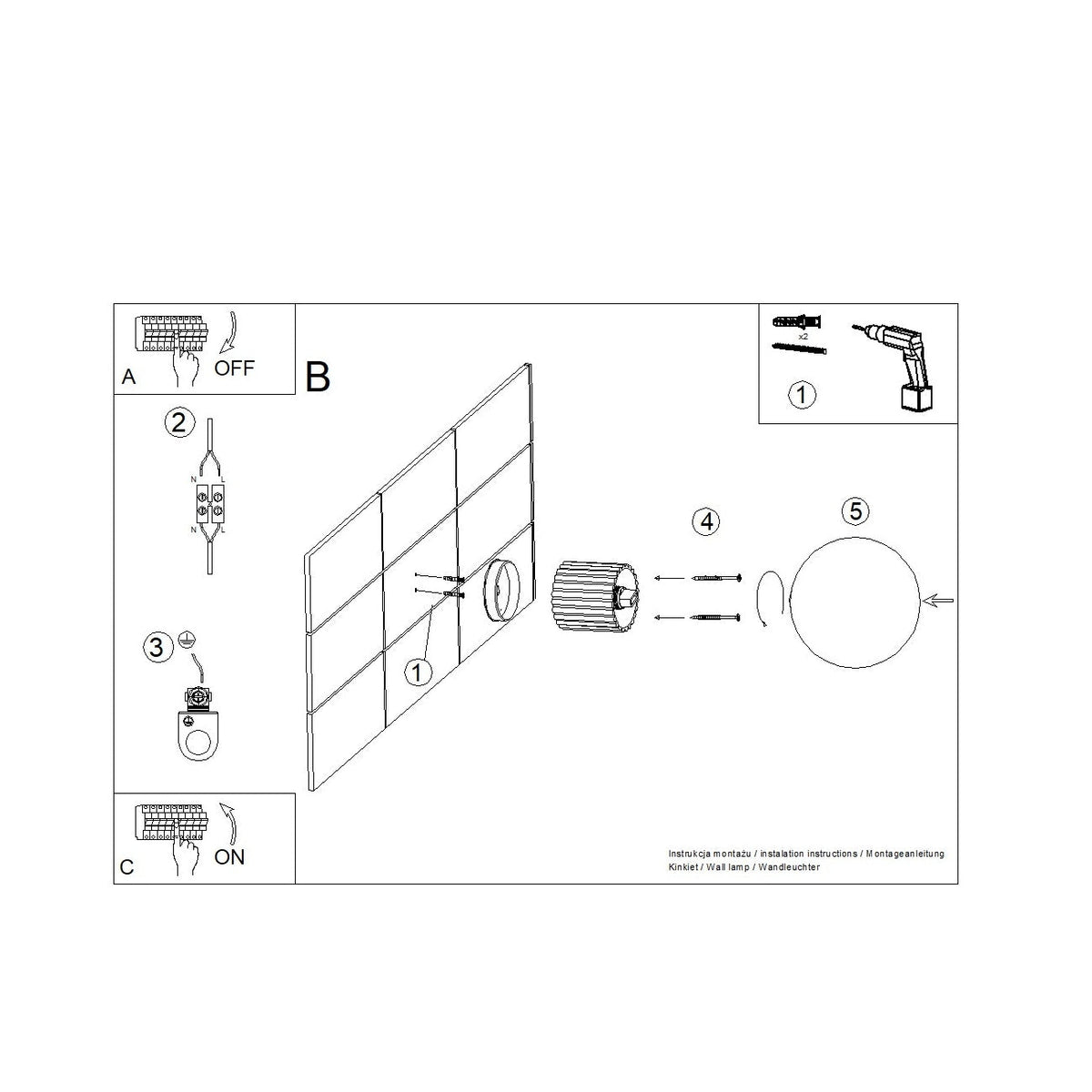 Applique Murale Halo Taupe IP44 en Aluminium Nervuré