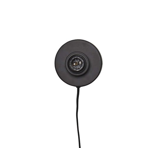 Applique Murale Kalimantan Bambou Tressé Noir et Naturel 60 cm