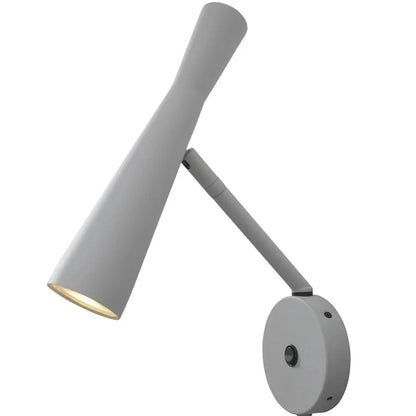 Applique Murale Bordeaux Spot Orientable Fer Gris Clair GU10
