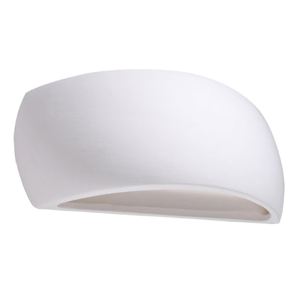 Applique Murale Carapace en Céramique Blanche