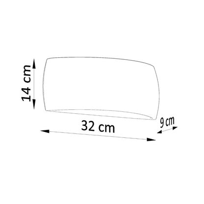 Applique Murale Carapace en Céramique Blanche