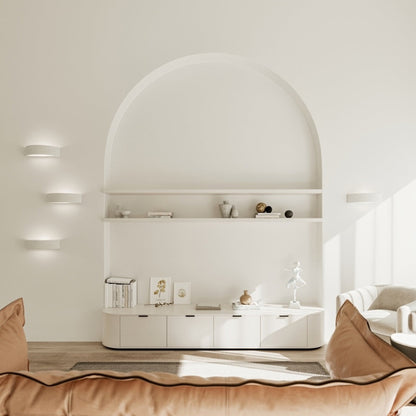 Applique Murale Céramique Demi-Cercle LED