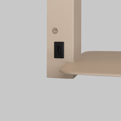Applique Murale Florence Sable et Lin Clair en Fer et Coton