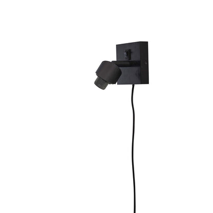 Applique Murale Orientable Java Bambou Noir 15 cm
