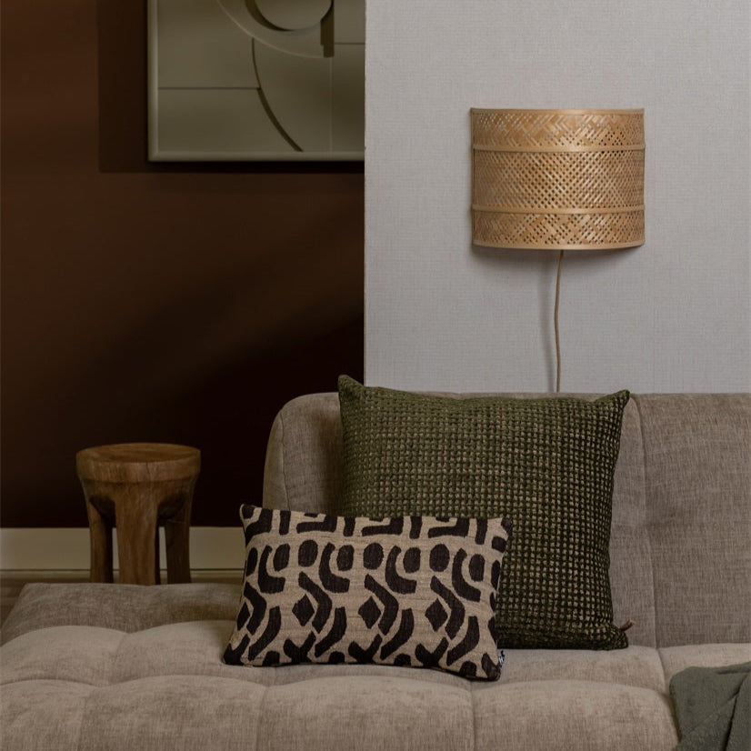 Applique Murale Langkawi Bambou Tressé Naturel 32 cm