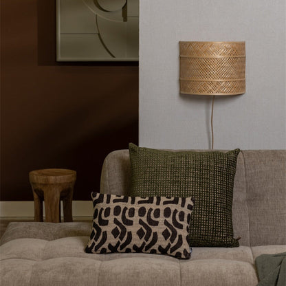 Applique Murale Langkawi Bambou Tressé Naturel 32 cm