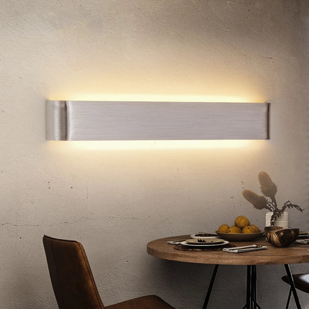 Applique Murale LED Aluminium Brossé