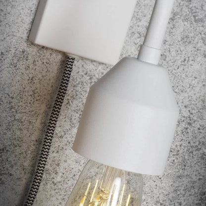 Applique Murale Madrid Fer Blanc Style Industriel S