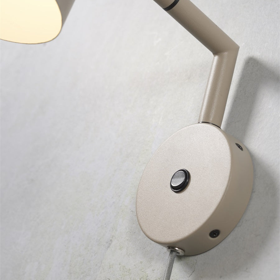 Applique Murale Marseille Orientable Fer Sable 38 cm