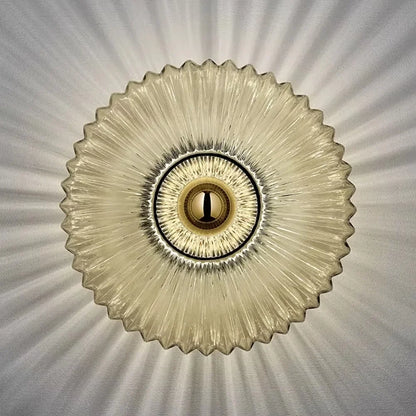 Applique Murale Rétro en Verre LED