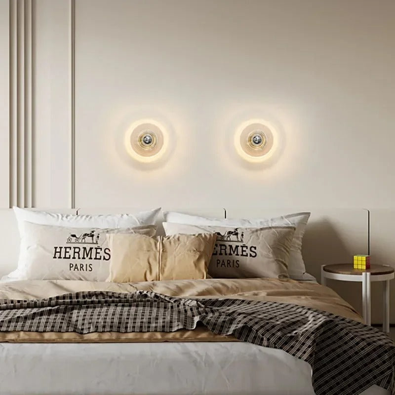 Applique LED Murale Verre Ondulé