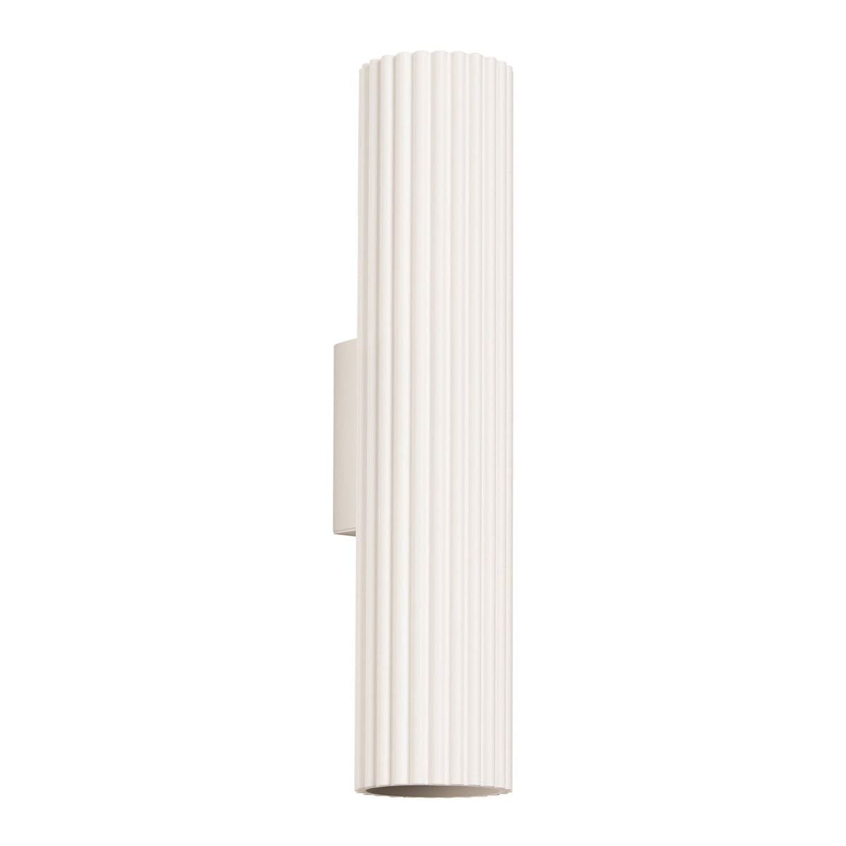 [EXP] Applique Murale Oslo 30 Cannelée Aluminium Blanc Cassé